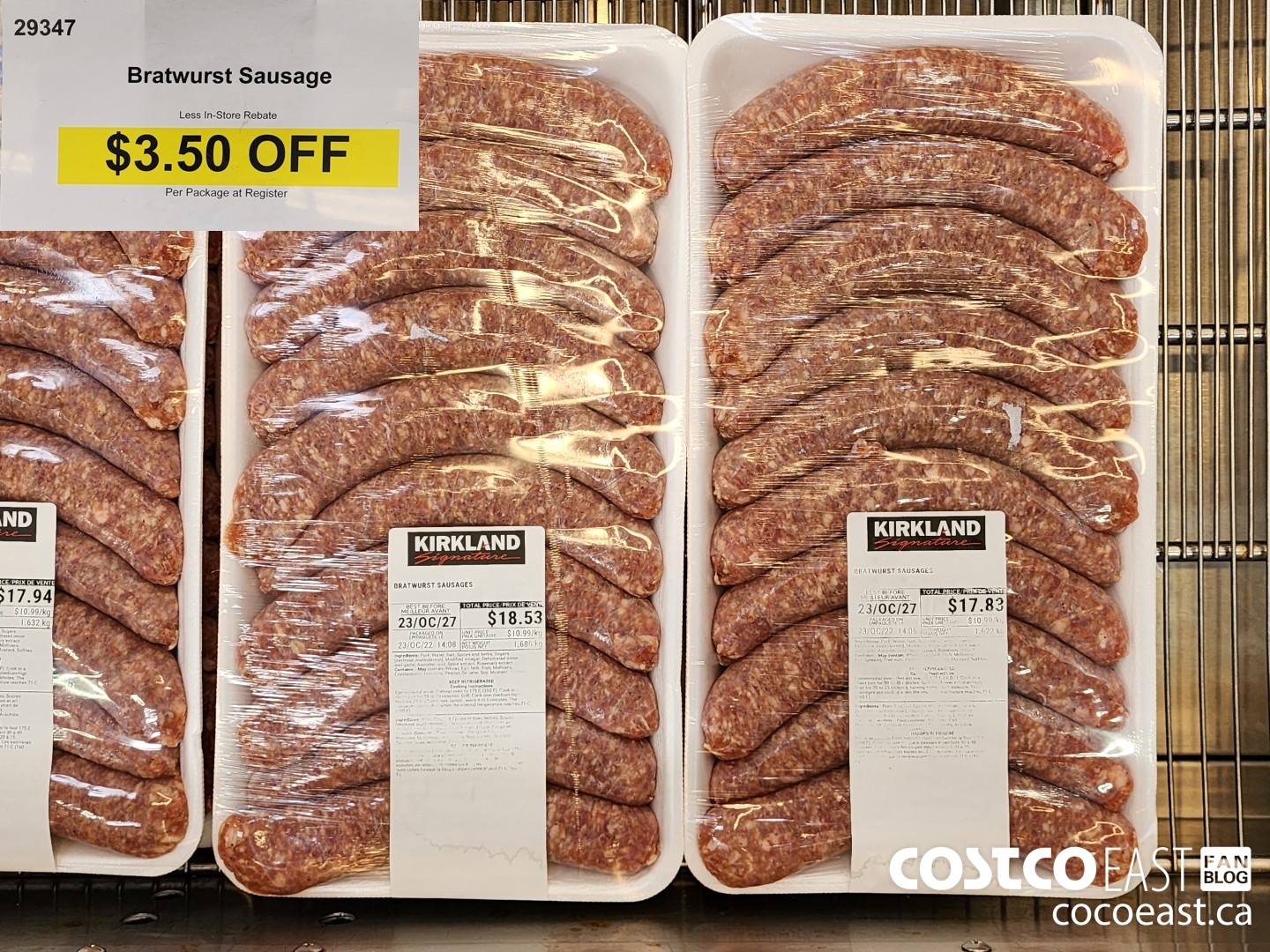 29347 Bratwurst Sausage ($3.50 INSTANT SAVINGS)