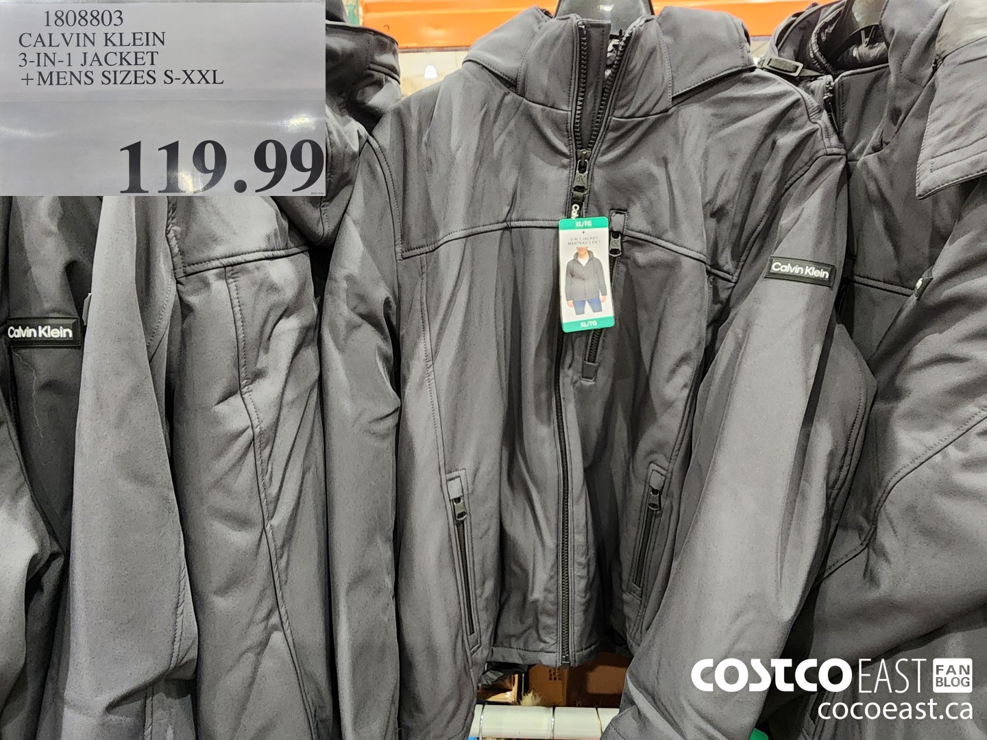 Calvin klein 3 clearance in 1 jacket costco