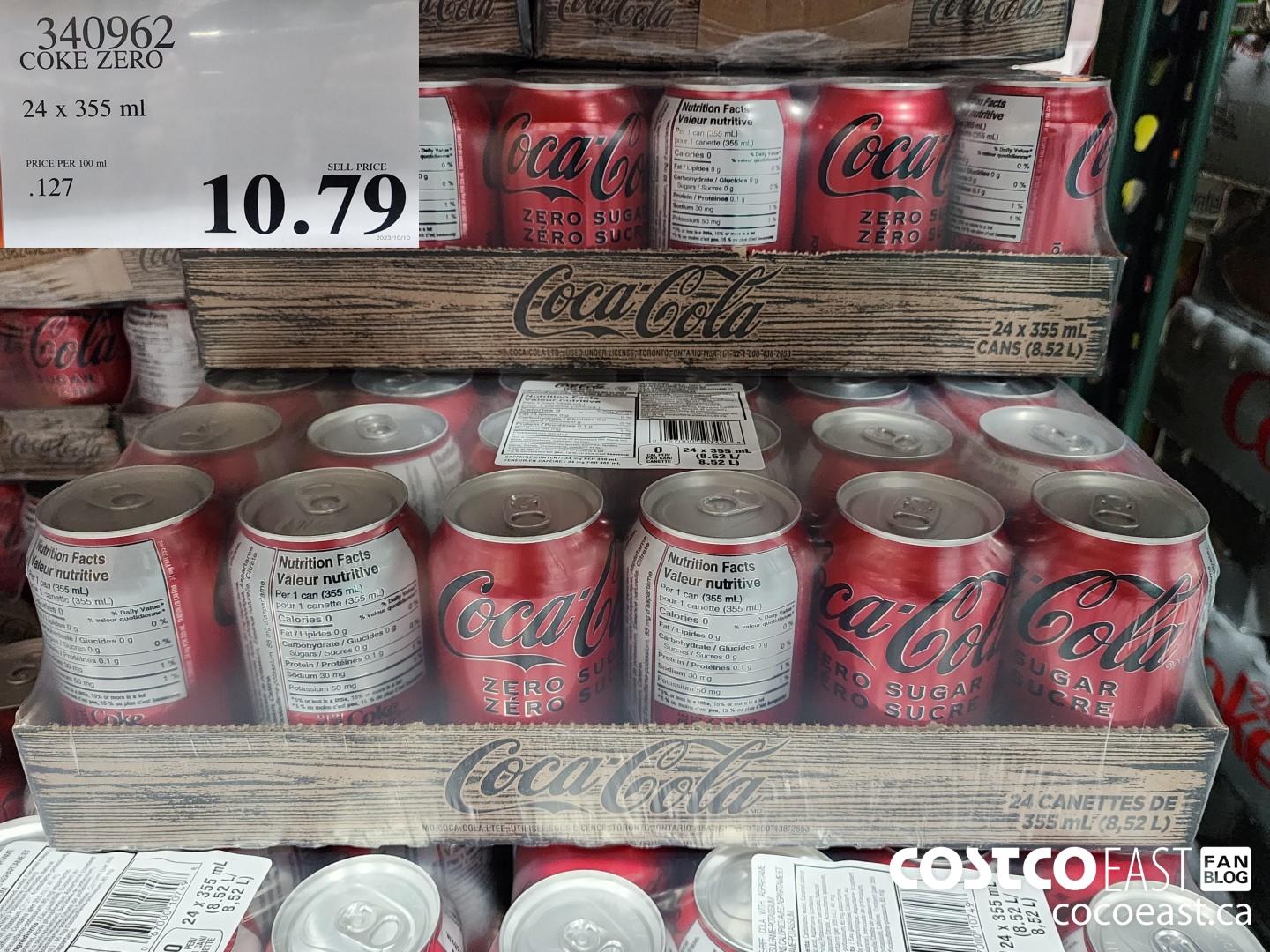 Costco East snack & beverage Super Post Oct 19th 2023 Ontario