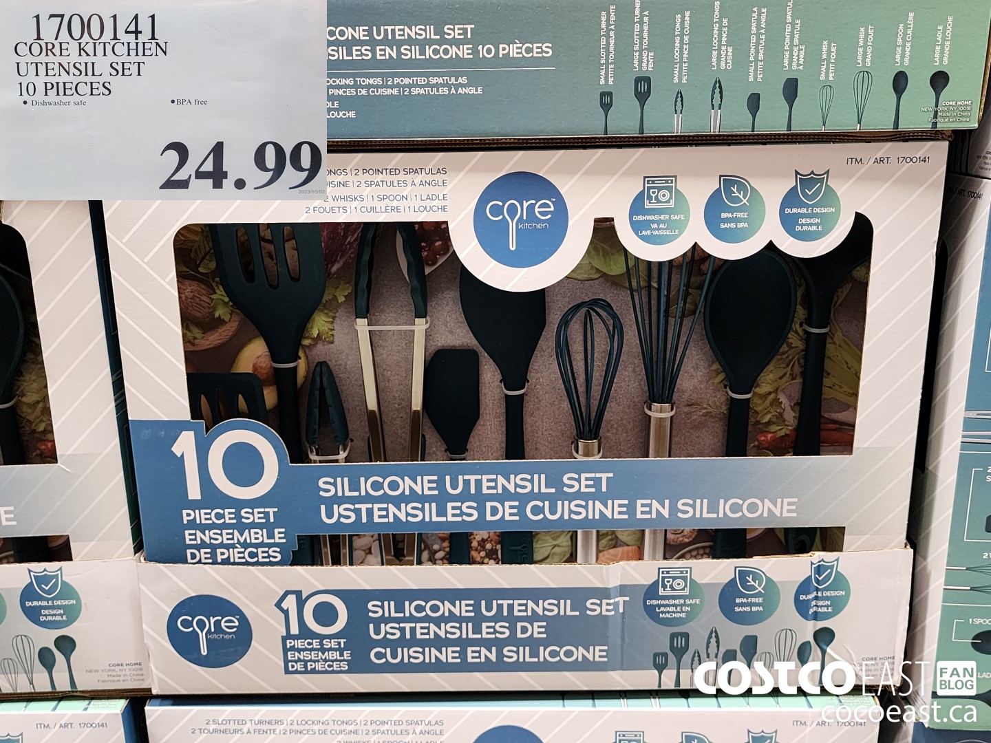 1700141 CORE KITCHEN UTENSIL SET 10 PIECES $24.99