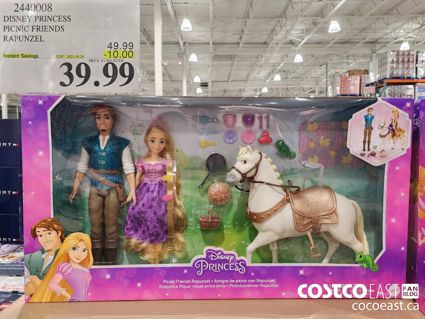 2440008 DISNEY PRINCESS PICNIC FRIENDS RAPUNZEL ($10.00 INSTANT SAVINGS EXPIRES ON 2023-10-29) $39.99