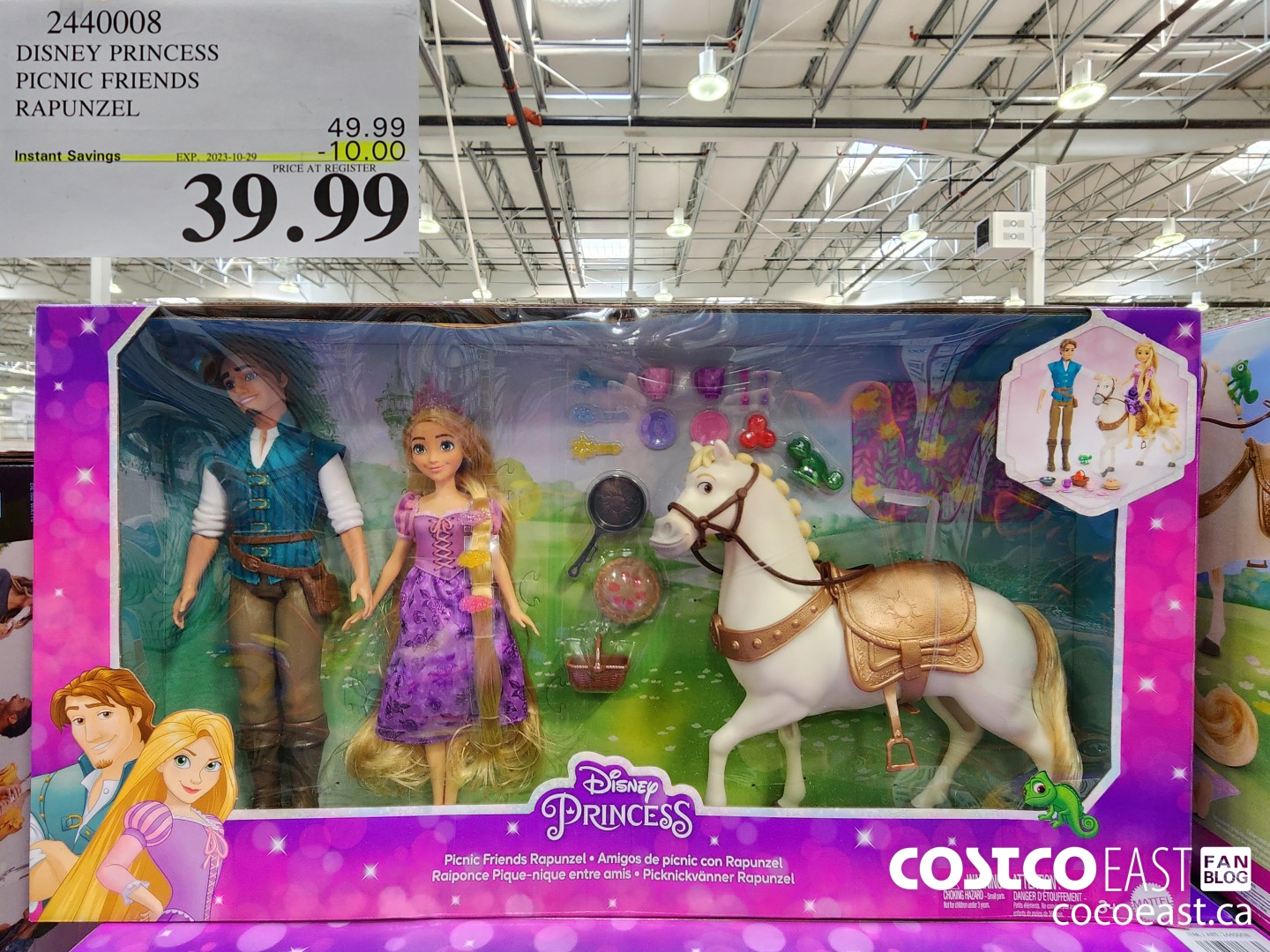 2440008 DISNEY PRINCESS PICNIC FRIENDS RAPUNZEL ($10.00 INSTANT SAVINGS EXPIRES ON 2023-10-29) $39.99