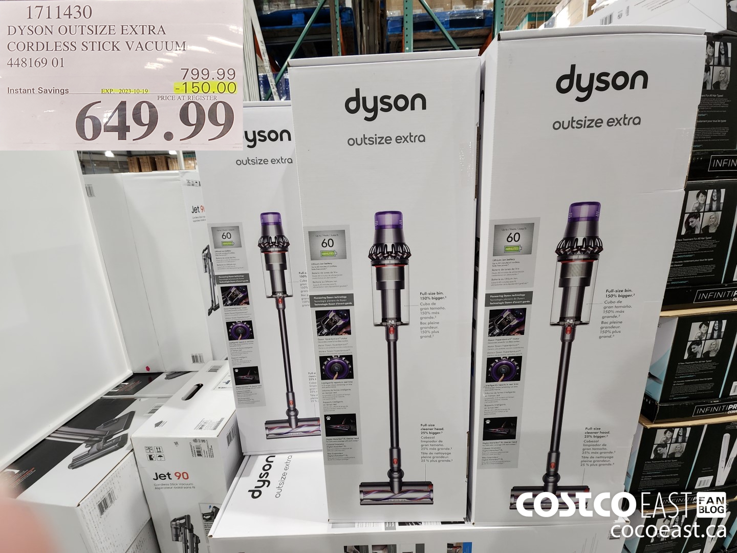 1711430 DYSON OUTSIZE EXTRA CORDLESS STICK VACUUM 448169 01 ($150.00 INSTANT SAVINGS EXPIRES ON 2023-10-19) $649.99