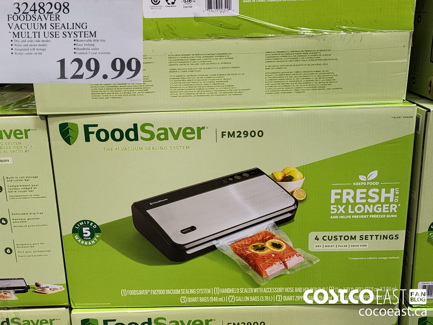 3248298 FOODSAVER VACUUM SEALING “MULTI USE SYSTEM $129.99