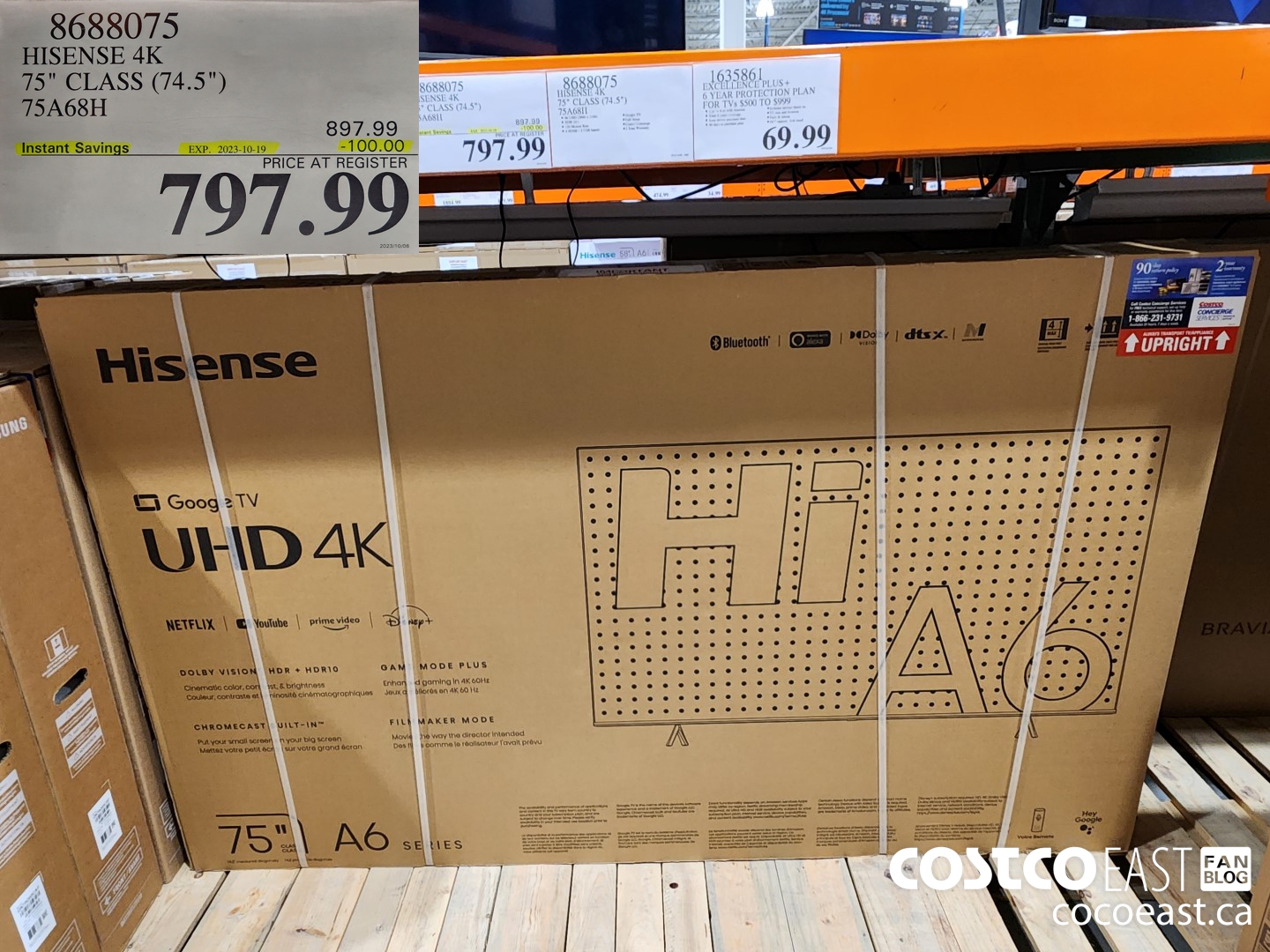 8688075 HISENSE 4K 75