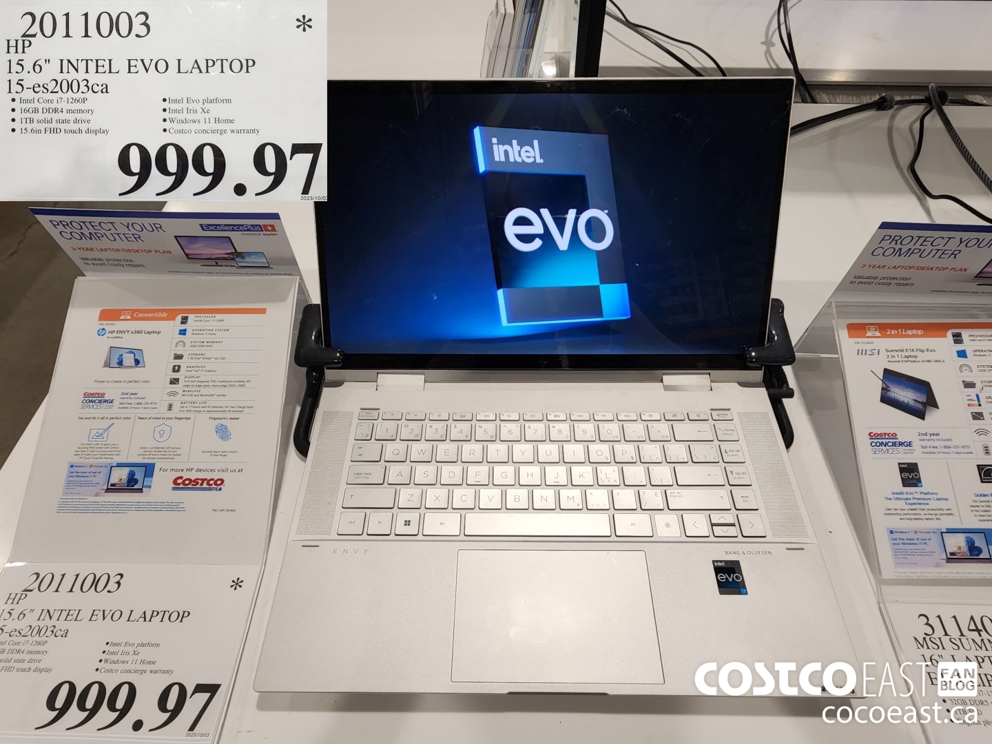 2011003 HP 15.6IN INTEL EVO LAPTOP 15-es2003ca $999.97