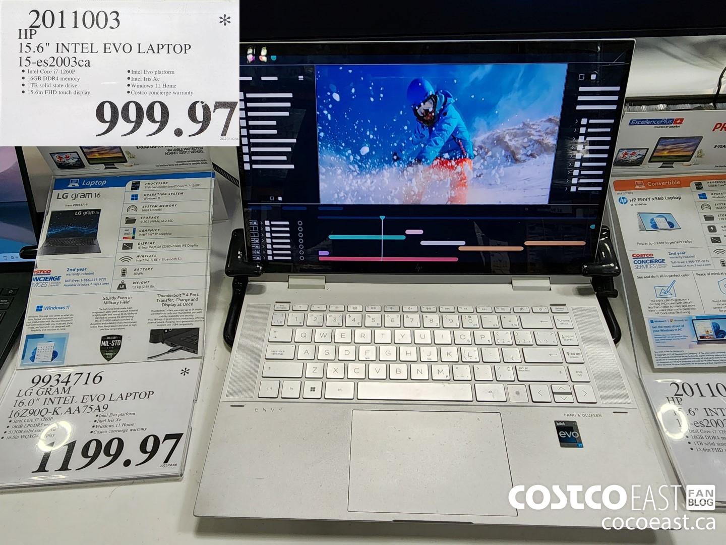 2011003 HP 15.6IN INTEL EVO LAPTOP 15-es2003ca $999.97