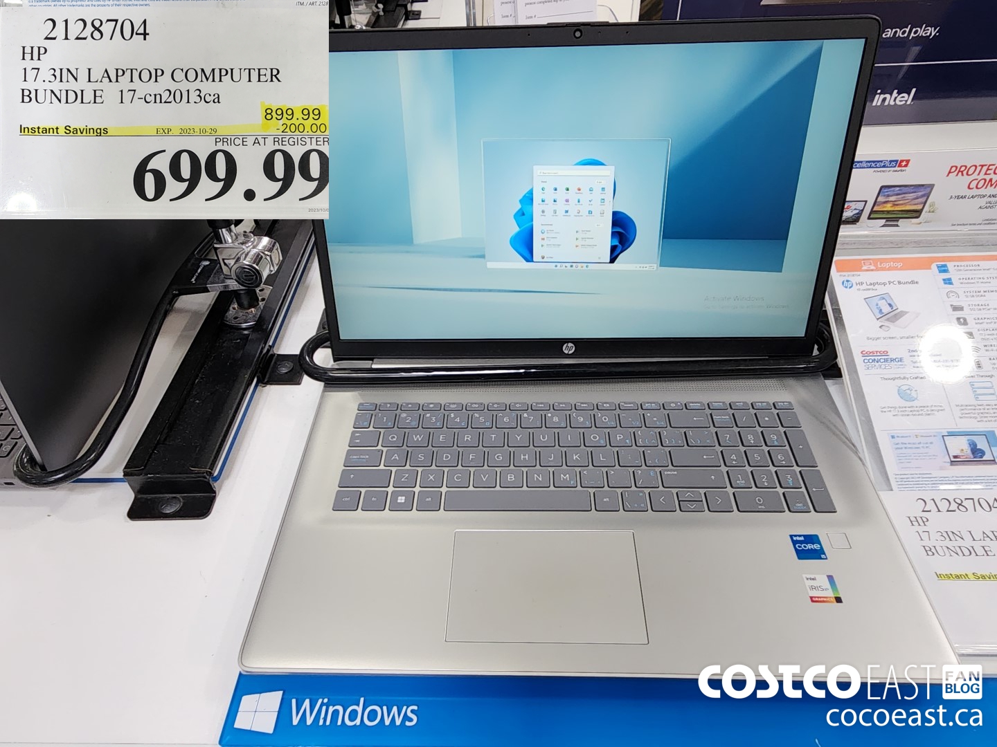 2128704 HP 17.3IN LAPTOP COMPUTER BUNDLE 17-cn2013ca ($200.00 INSTANT SAVINGS EXPIRES ON 2023-10-29) $699.99