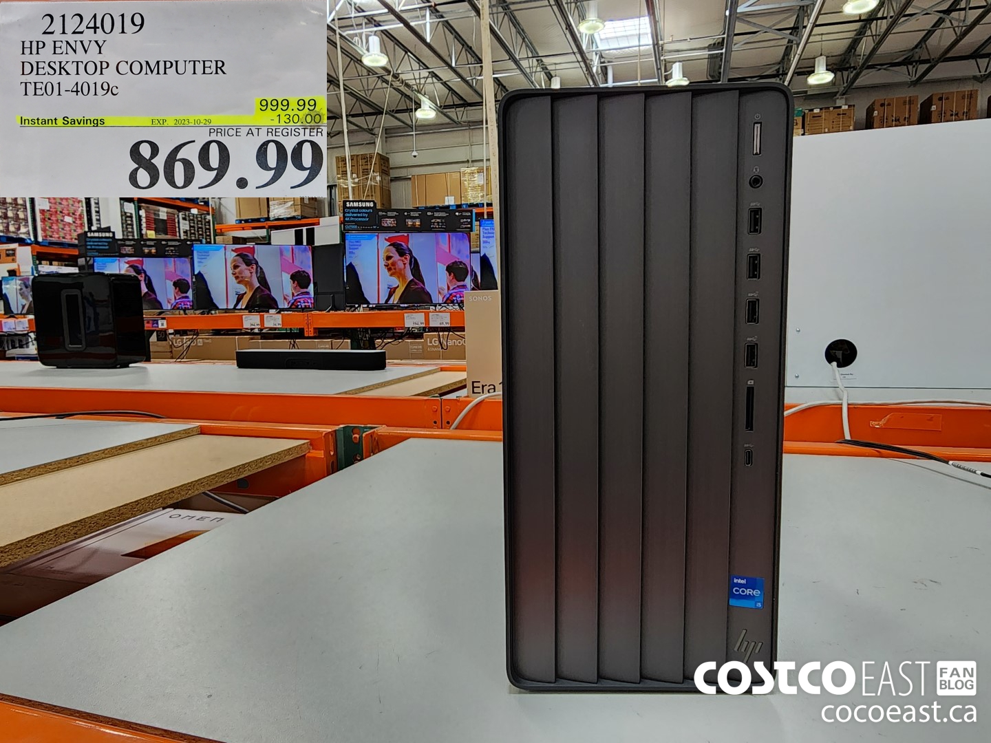 2124019 HP ENVY DESKTOP COMPUTER TE01-4019c ($130.00 INSTANT SAVINGS EXPIRES ON 2023-10-29) $869.99