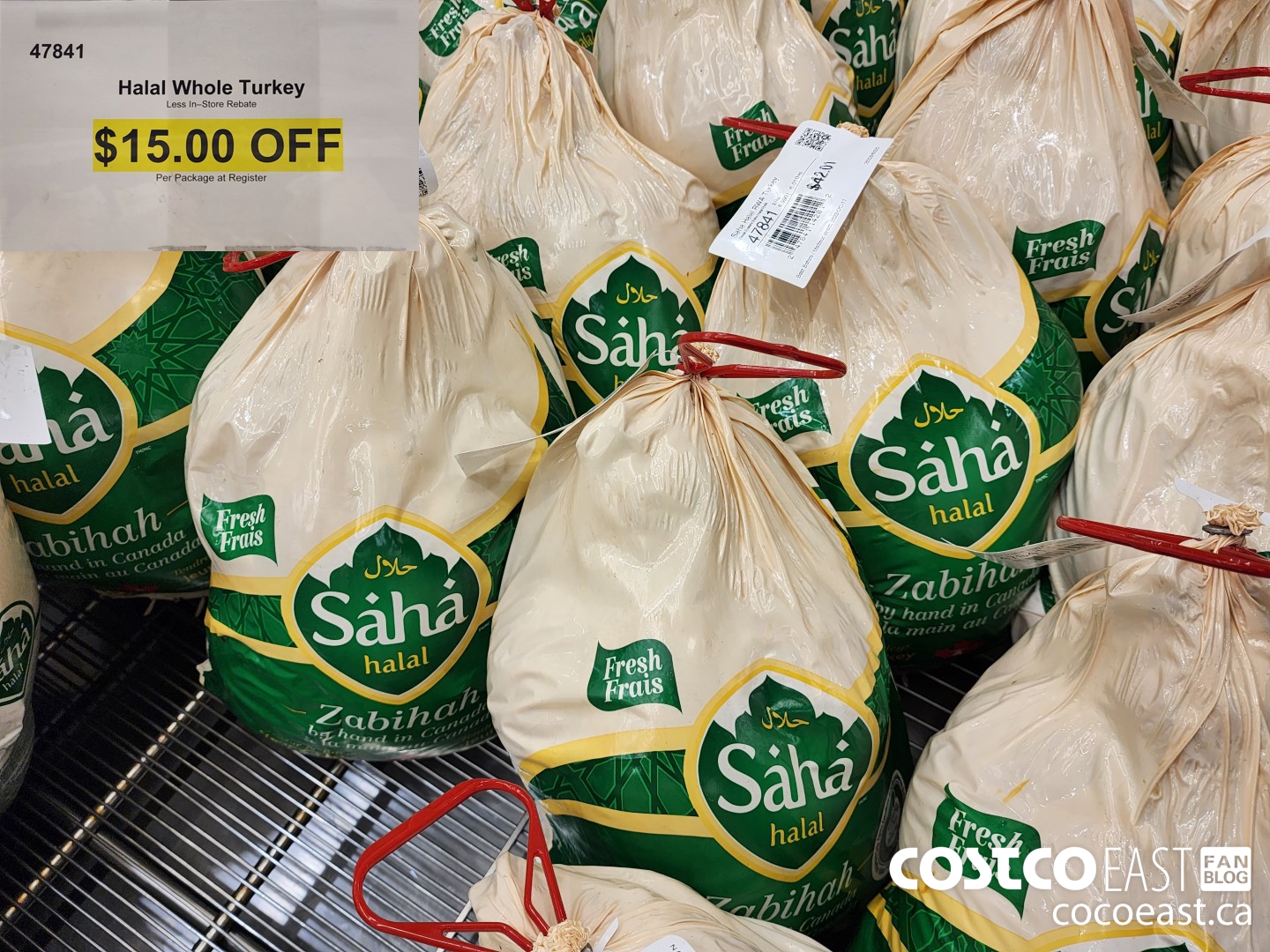 47841 Halal Whole Turkey ($15.00 INSTANT SAVINGS)