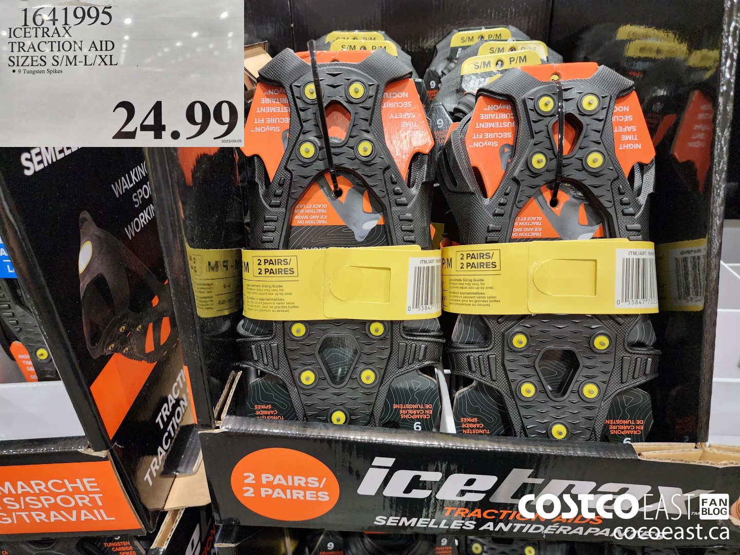 1641995 ICETRAX TRACTION AID SIZES S/M-L/XL $24.99