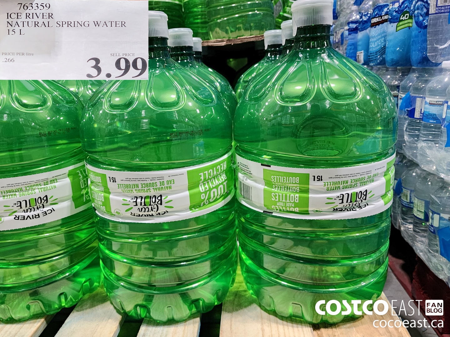 763359 ICE RIVER NATURAL SPRING WATER 15 L $3.99
