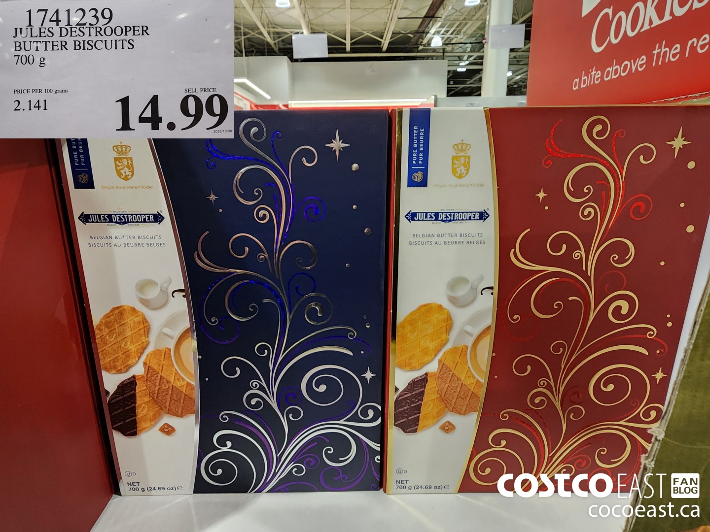 1741239 JULES DESTROOPER BUTTER BISCUITS 700 g $14.99