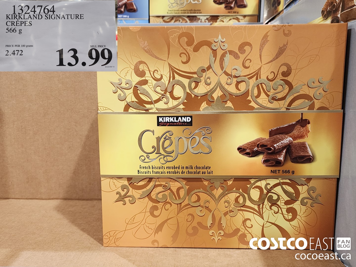 1324764 KIRKLAND SIGNATURE CREPES 566 G $13.99