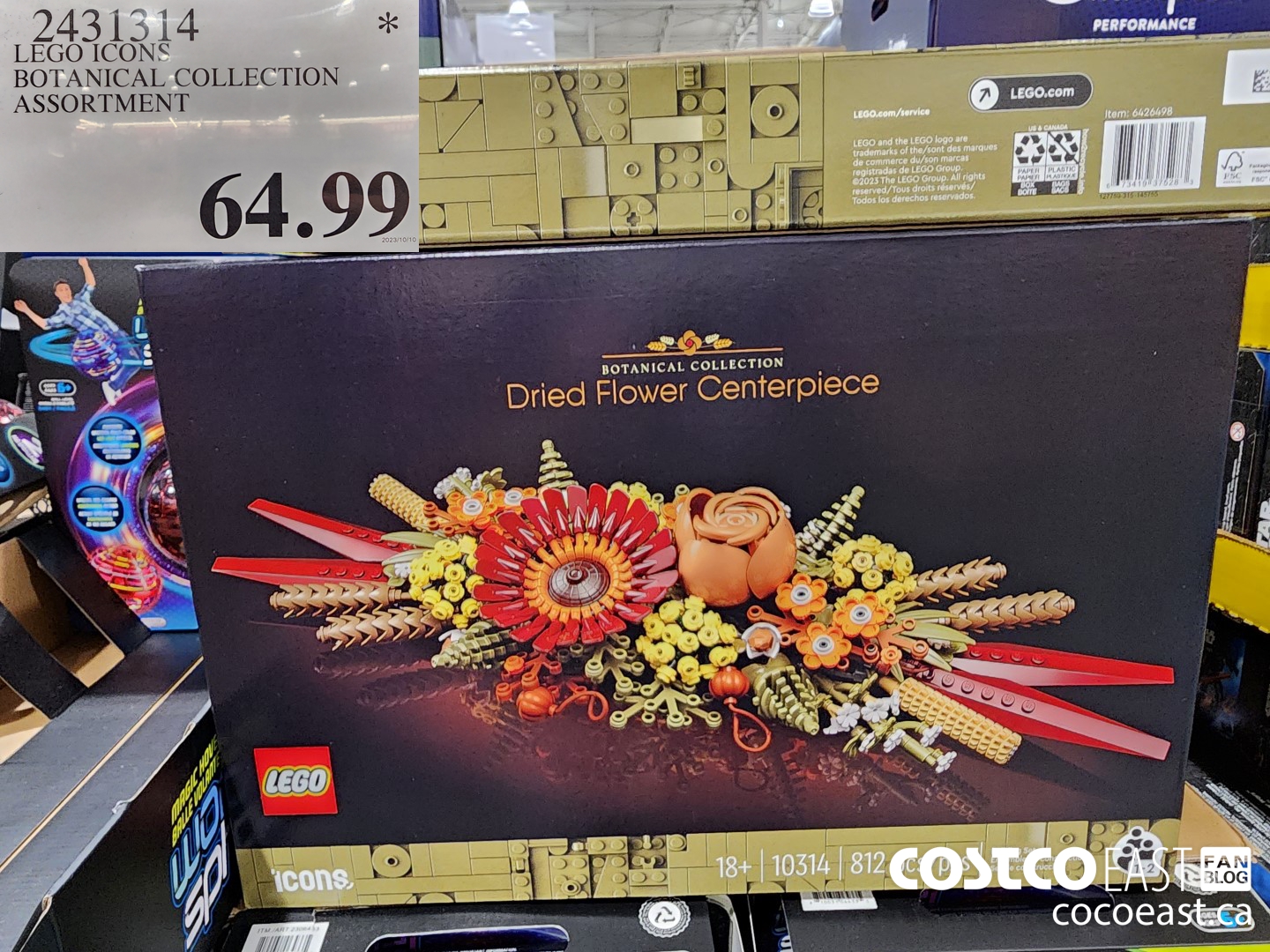 2431314 LEGO ICONS BOTANICAL COLLECTION ASSORTMENT $64.99