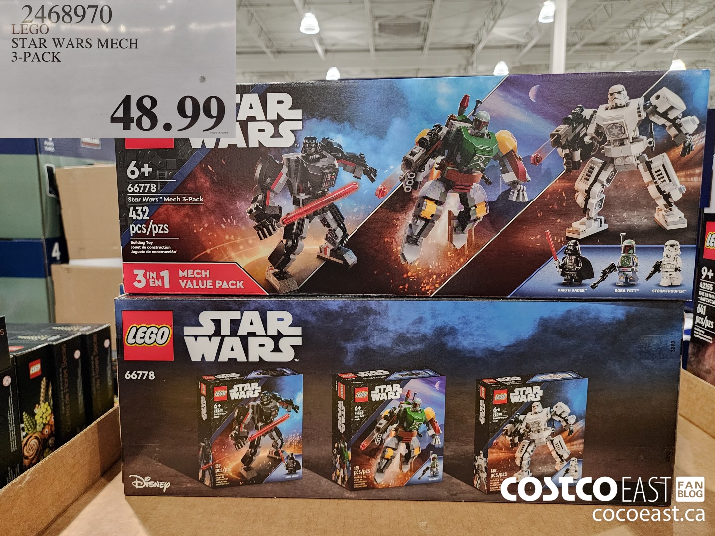 2468970 LEGO STAR WARS MECH 3-PACK $48.99