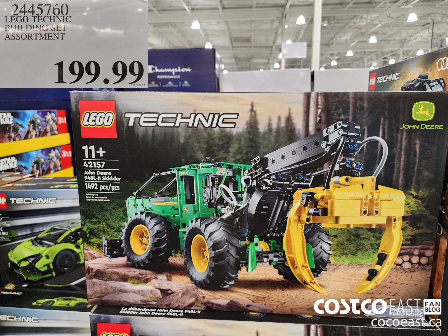 2445760 LEGO TECHNIC BUILDING SET ASSORTMENT $199.99