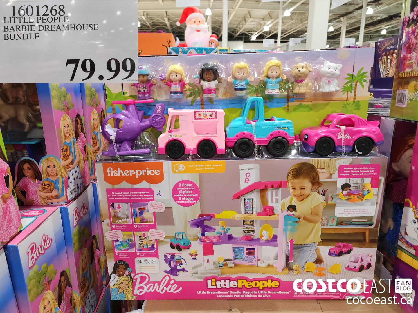 1601268 LITTLE PEOPLE BARBIE DREAMHOUSE BUNDLE $79.99