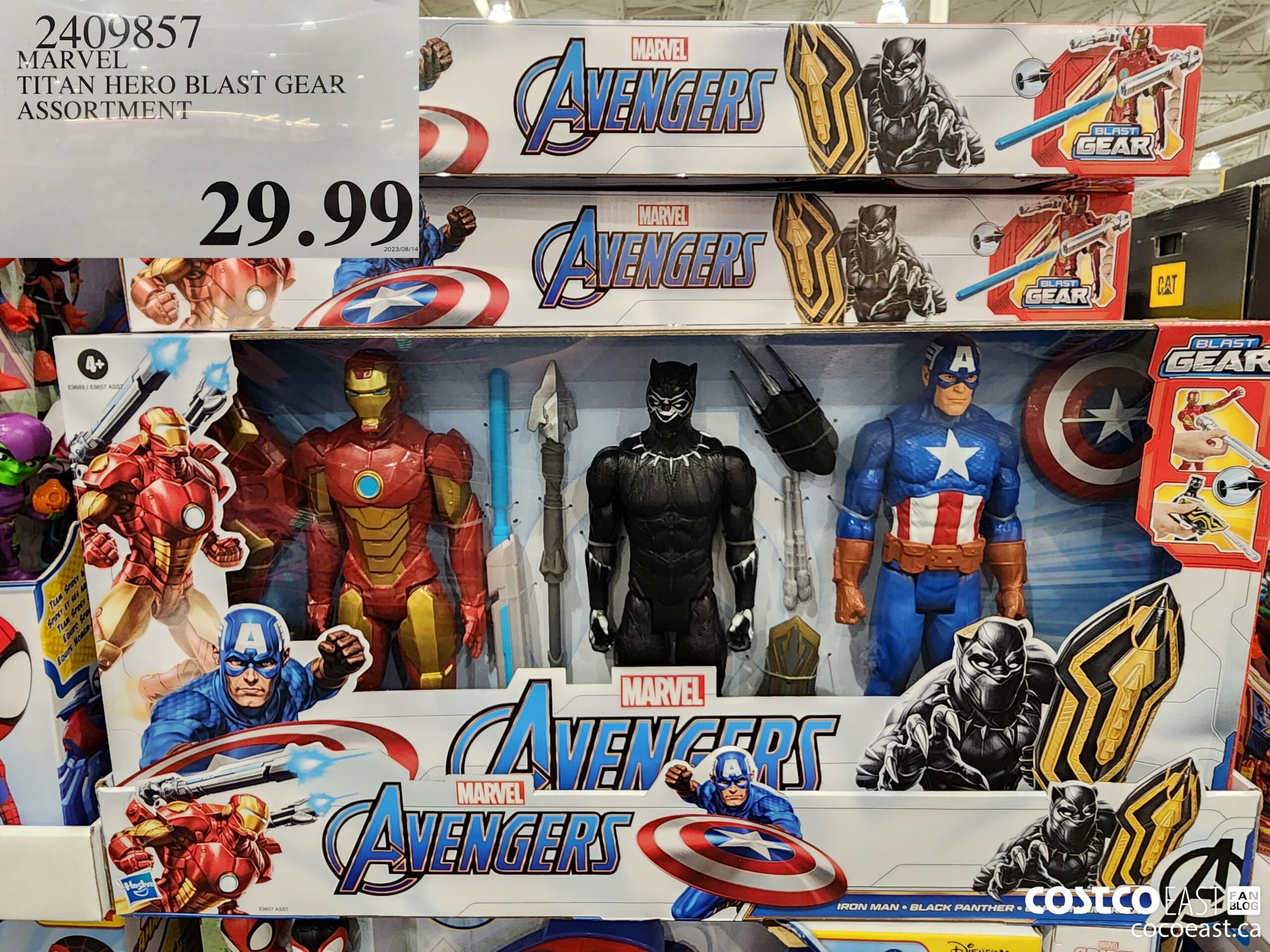 2409857 MARVEL TITAN HERO BLAST GEAR ASSORTMENT $29.99