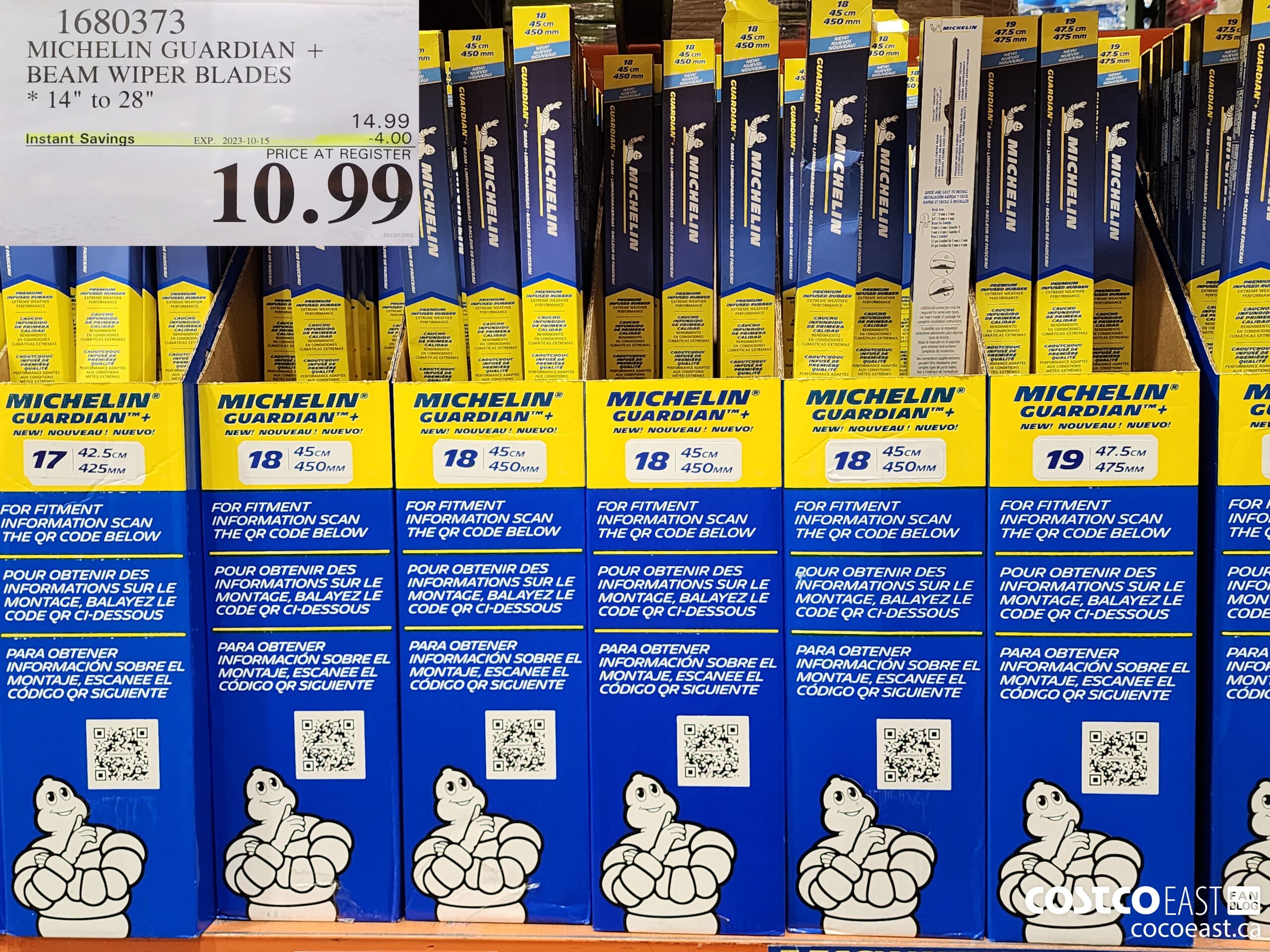 1680373 MICHELIN GUARDIAN + BEAM WIPER BLADES 14