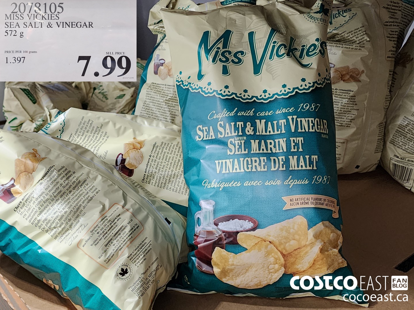 2078105 MISS VICKIES SEA SALT & VINEGAR 572 G $7.99