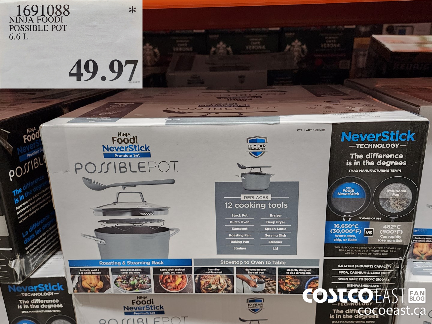 1691088 NINJA FOODI POSSIBLE POT 6.6 L $49.97