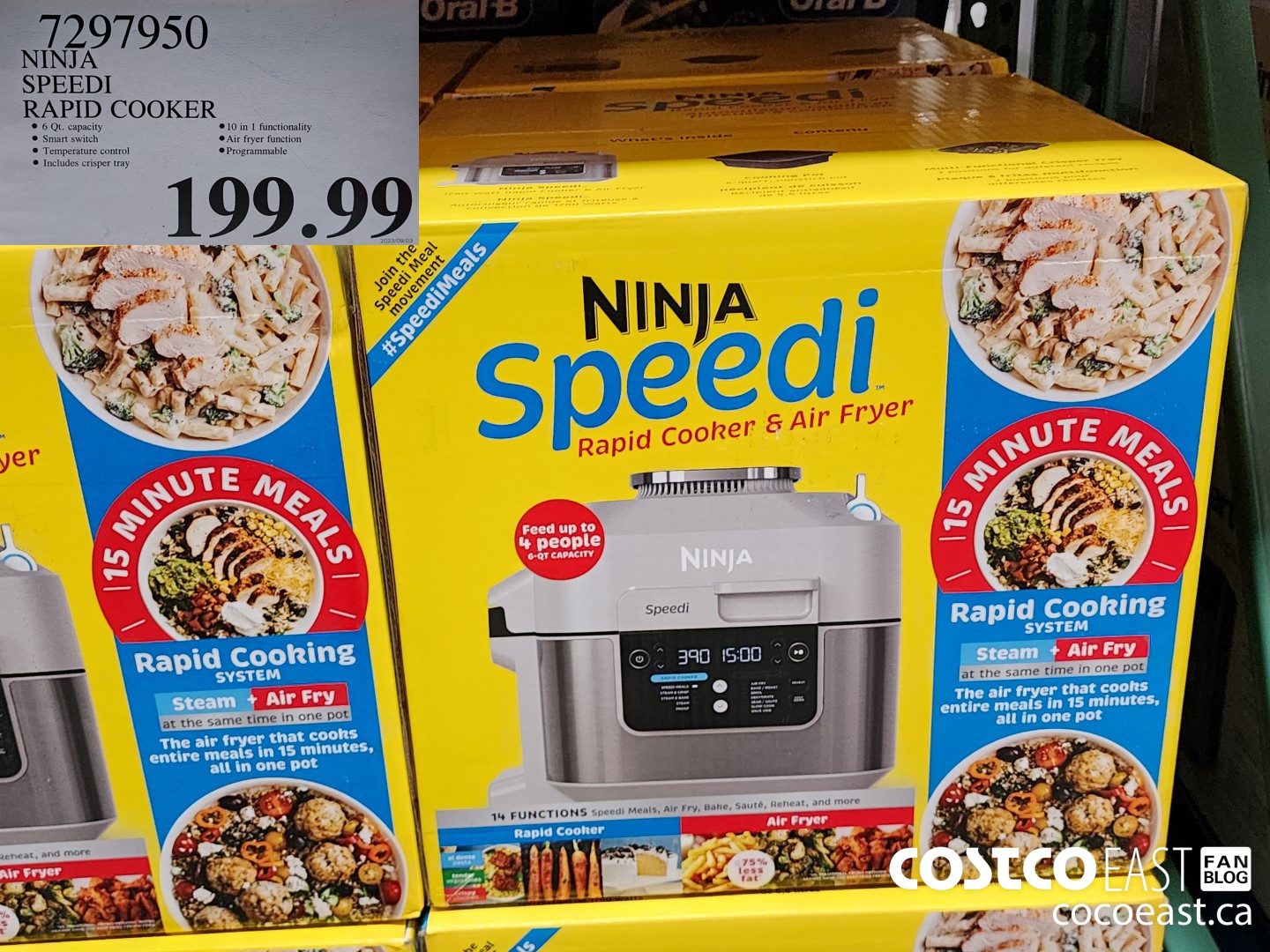 7297950 NINJA SPEEDI RAPID COOKER $199.99