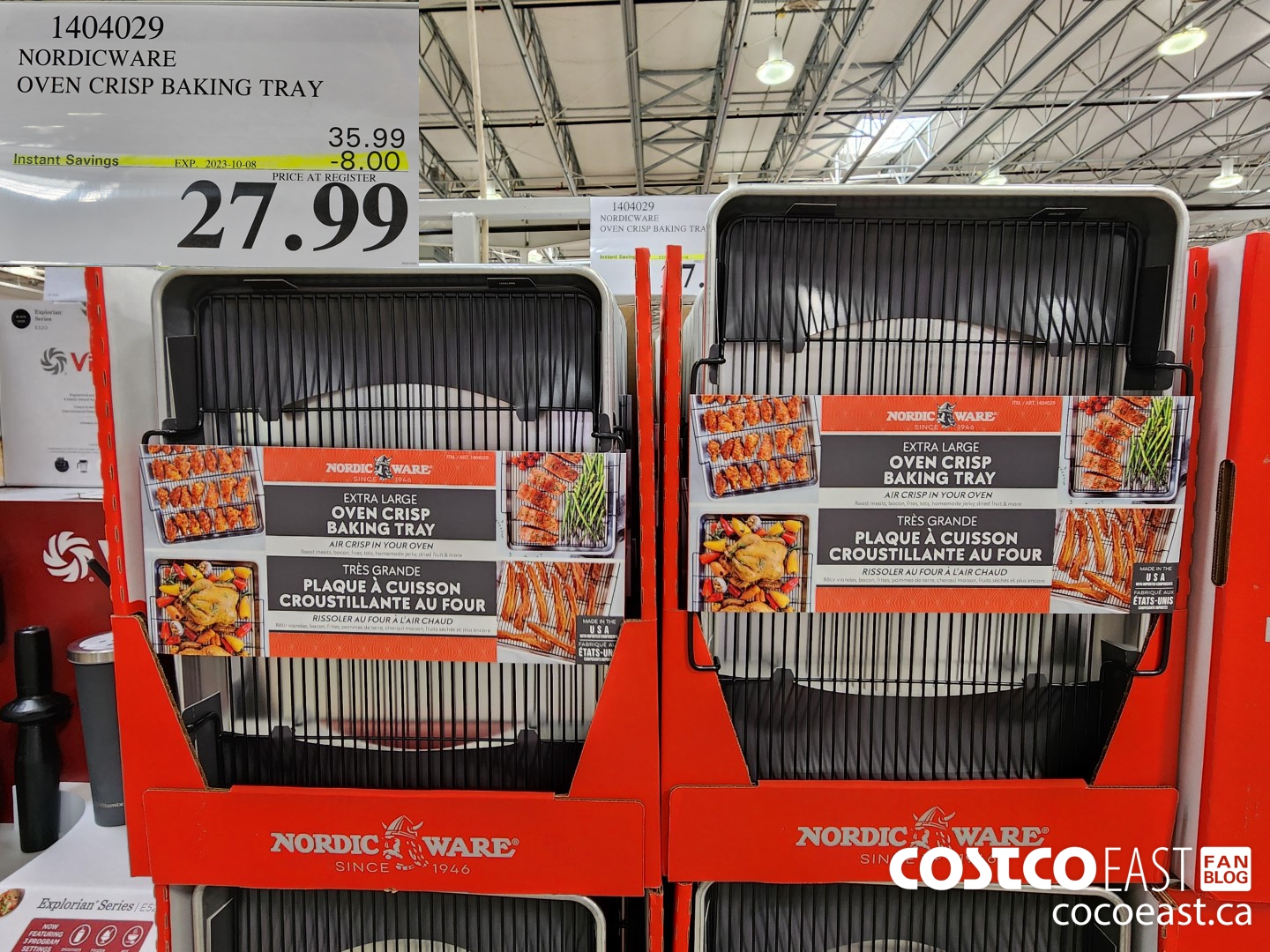 1404029 NORDICWARE OVEN CRISP BAKING TRAY ($8.00 INSTANT SAVINGS EXPIRES ON 2023-10-08) $27.99