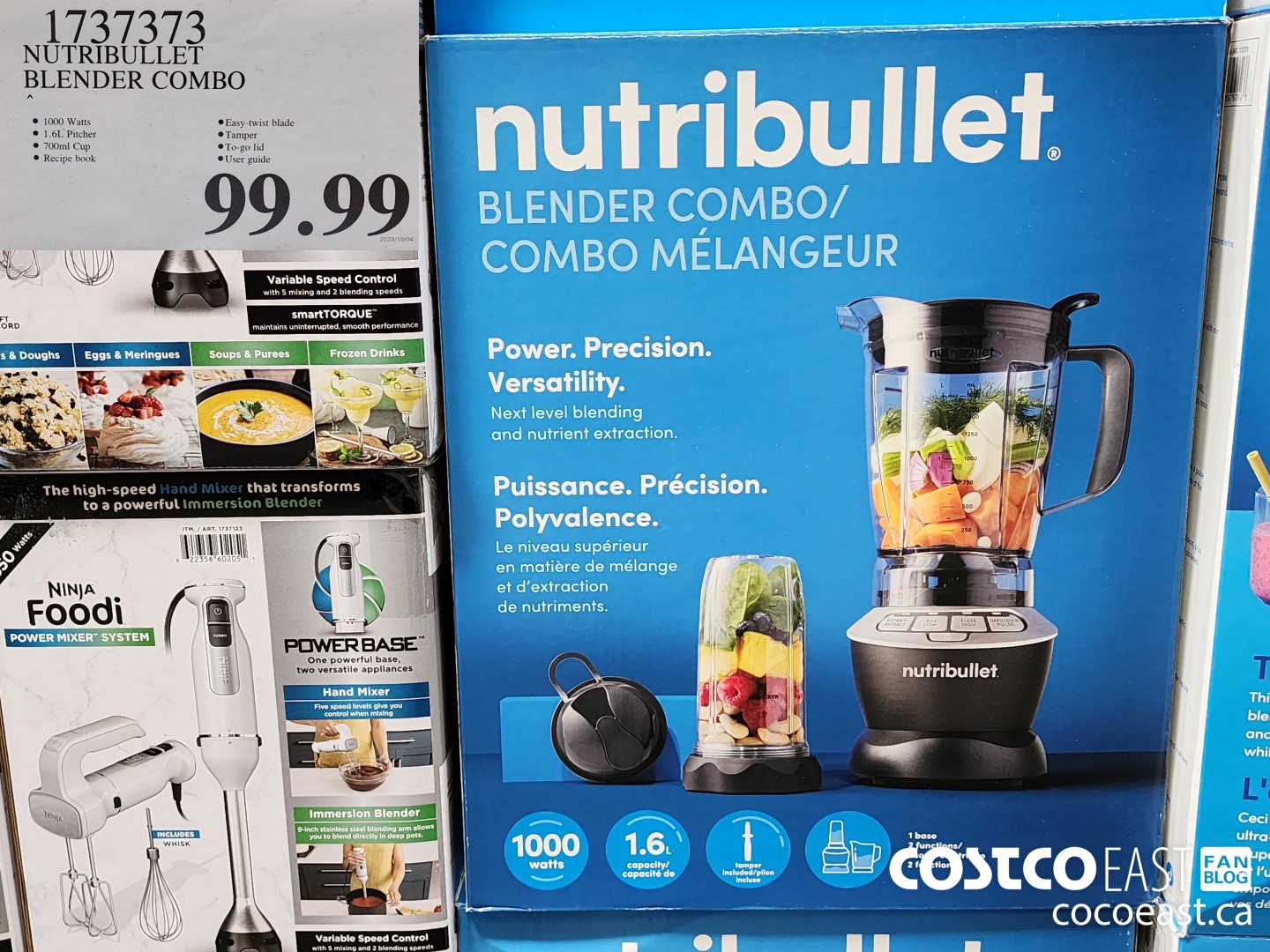 1737373 NUTRIBULLET BLENDER COMBO $99.99