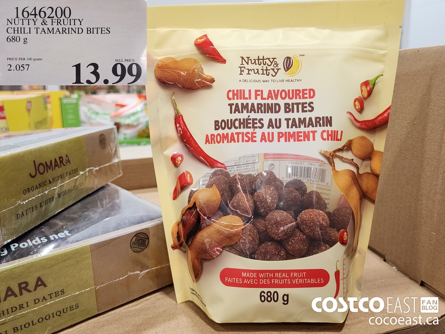 1646200 NUTTY & FRUITY CHILI TAMARIND BITES 680 G $13.99