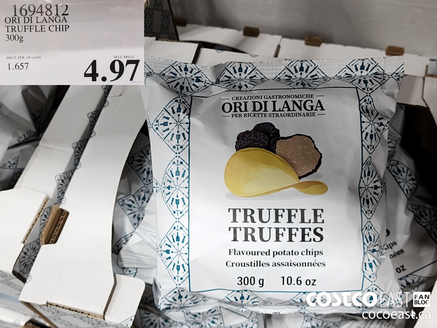 1694812 ORI DI LANGA TRUFFLE CHIP 300g $4.97