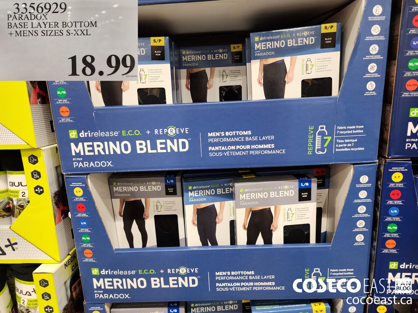 3356929 PARADOX BASE LAYER BOTTOM + MENS SIZES S-XXL $18.99
