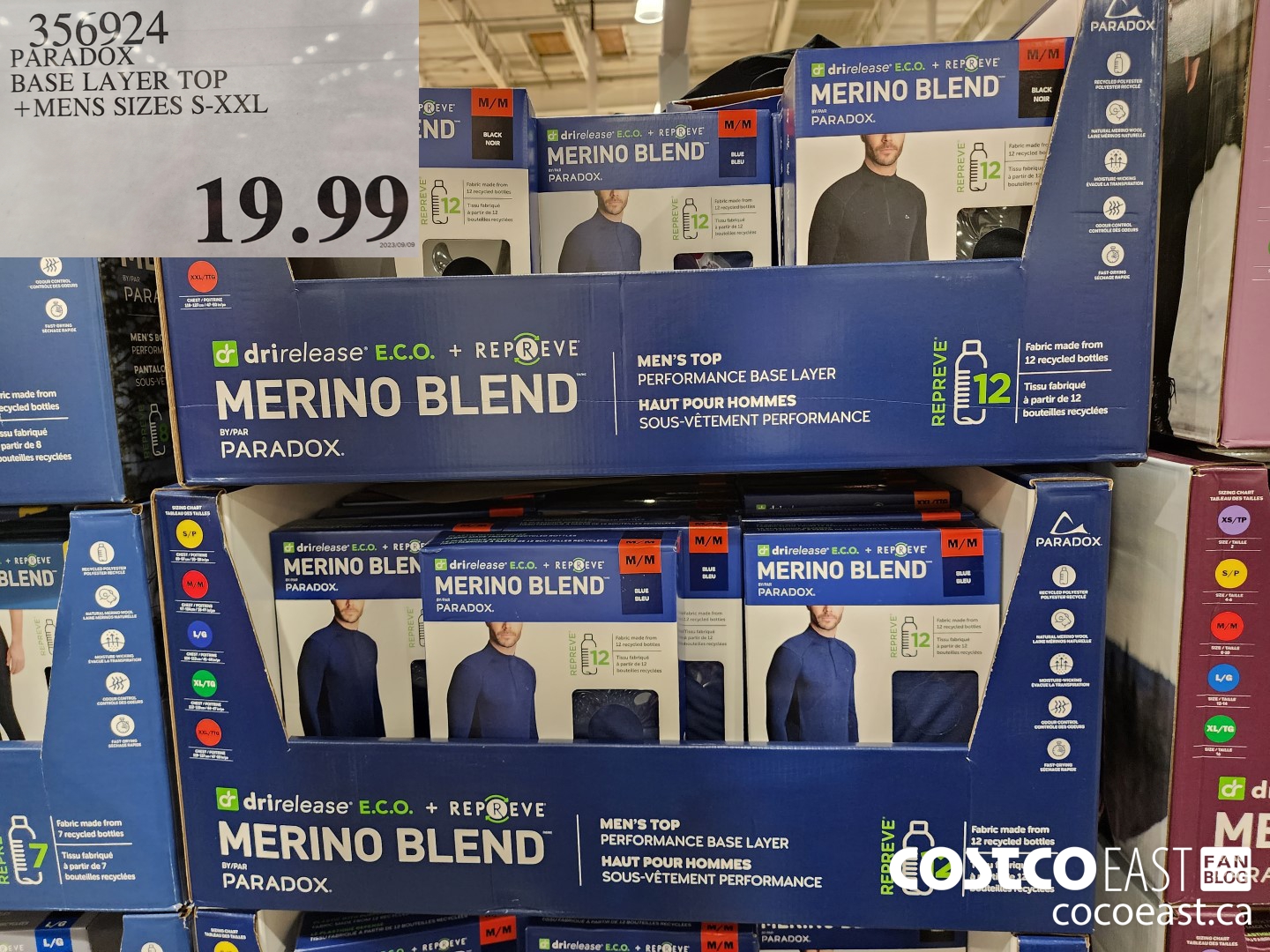 356924 PARADOX BASE LAYER TOP +MENS SIZES S-XXL $19.99