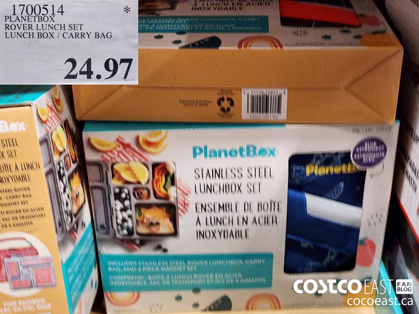 1700514 PLANETBOX ROVER LUNCH SET LUNCH BOX / CARRY BAG $24.97