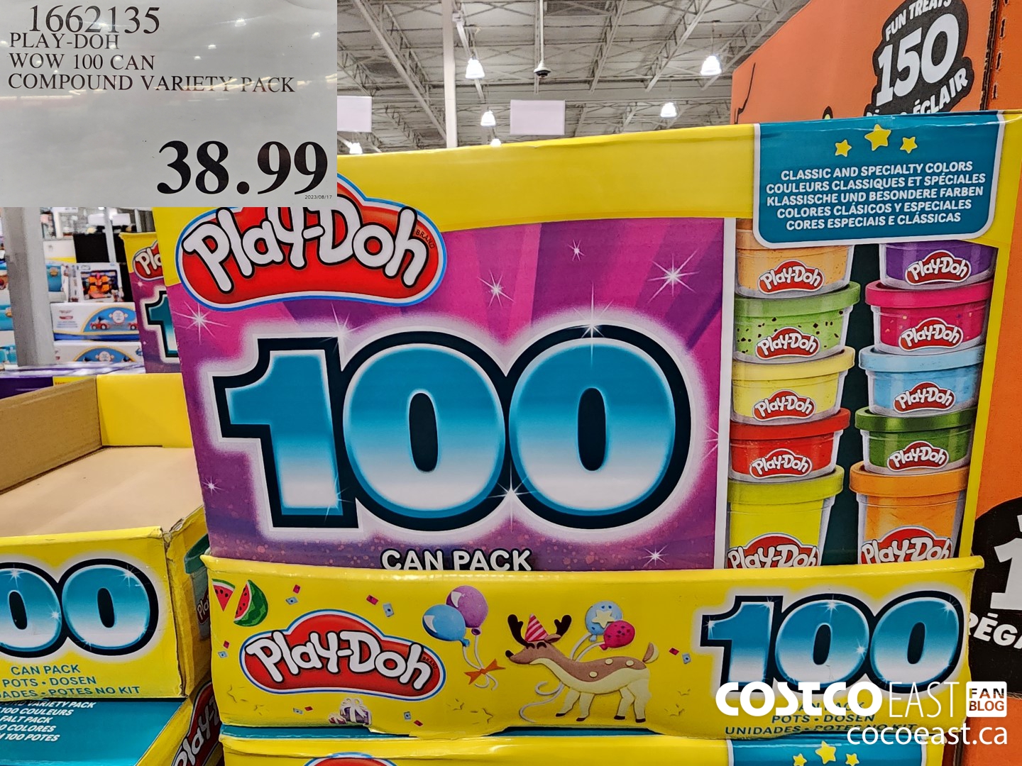 1662135 PLAY-DOH WOW 100 CAN COMPOUND VARIETY PACK $38.99
