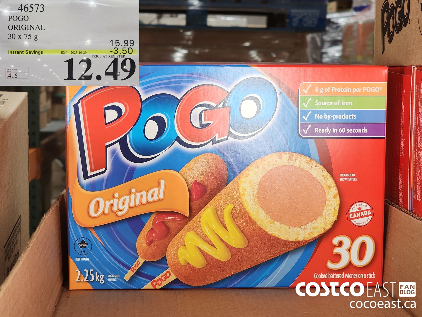 46573 POGO ORIGINAL 30 X 75 G ($3.50 INSTANT SAVINGS EXPIRES ON 2023-10-29) $12.49
