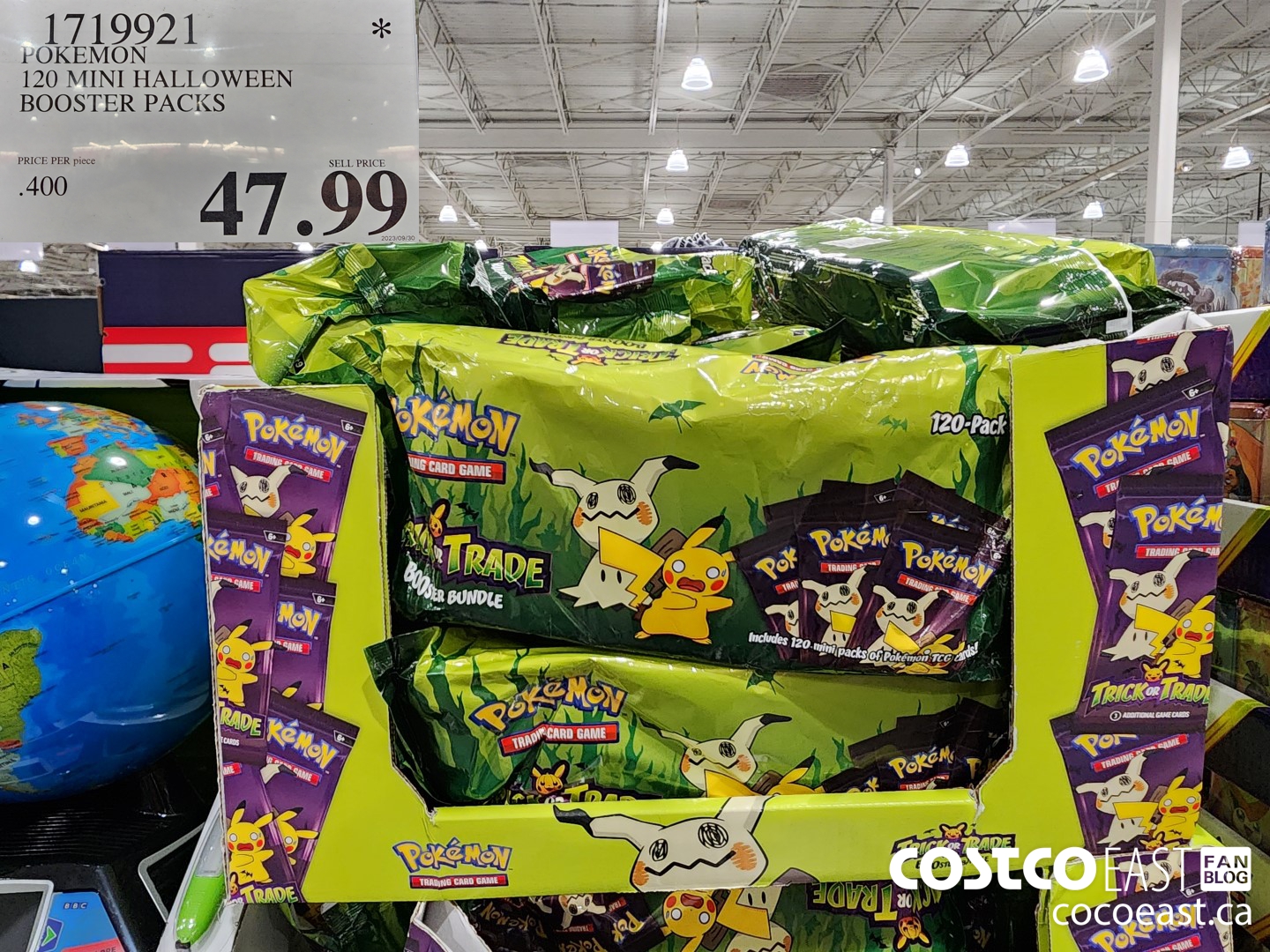 1719921 POKEMON 120 MINI HALLOWEEN BOOSTER PACKS $47.99