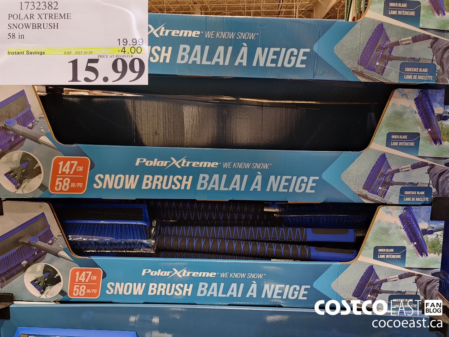 1732382 POLAR XTREME SNOWBRUSH 58 in ($4.00 INSTANT SAVINGS EXPIRES ON 2023-10-29) $15.99