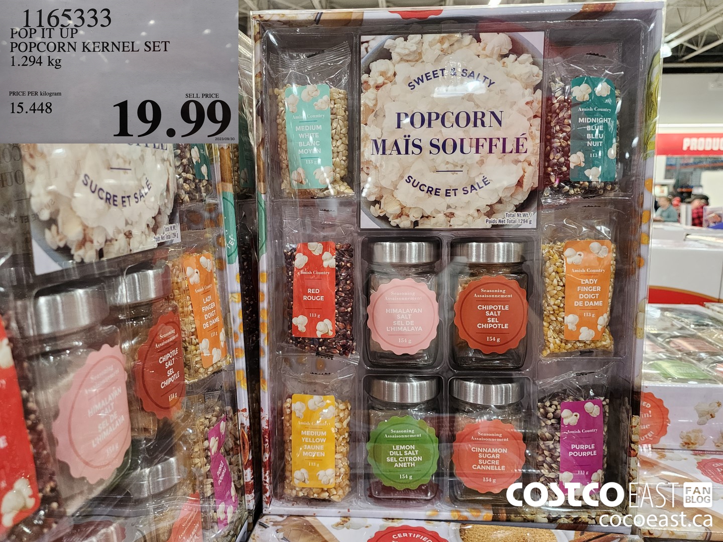 1165333 POP IT UP POPCORN KERNEL SET 1.294 KG $19.99