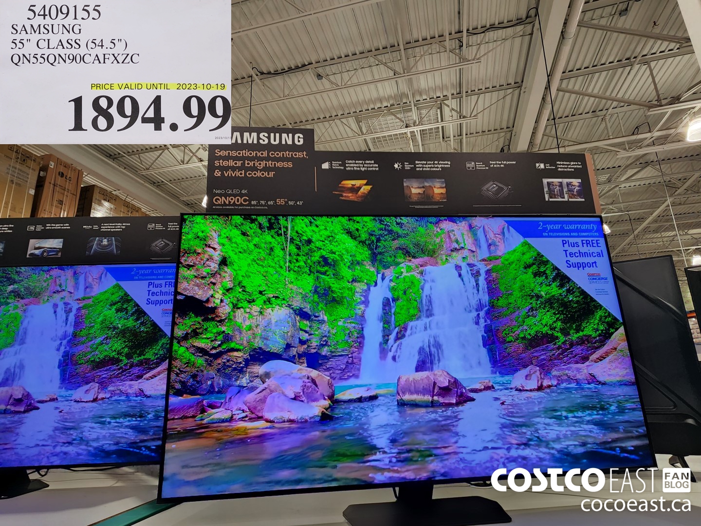 5409155 SAMSUNG 55” CLASS (54.5