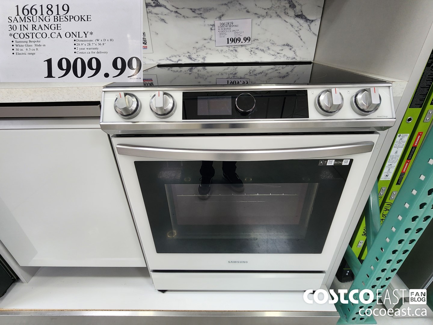 1661819 SAMSUNG BESPOKE 30 IN RANGE *COSTCO.CA ONLY*  $1909.99