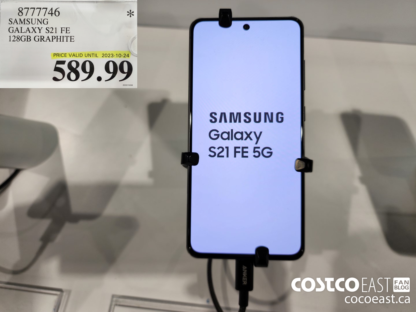 8777746 SAMSUNG GALAXY S21 FE 128GB GRAPHITE $589.99