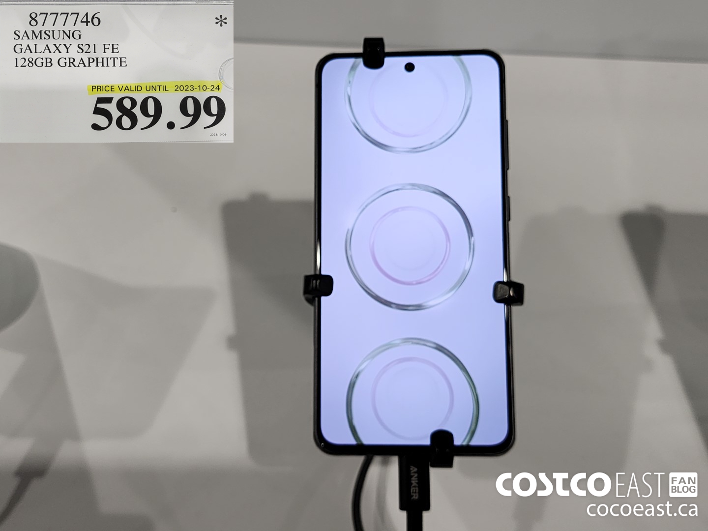 8777746 SAMSUNG GALAXY S21 FE 128GB GRAPHITE $589.99