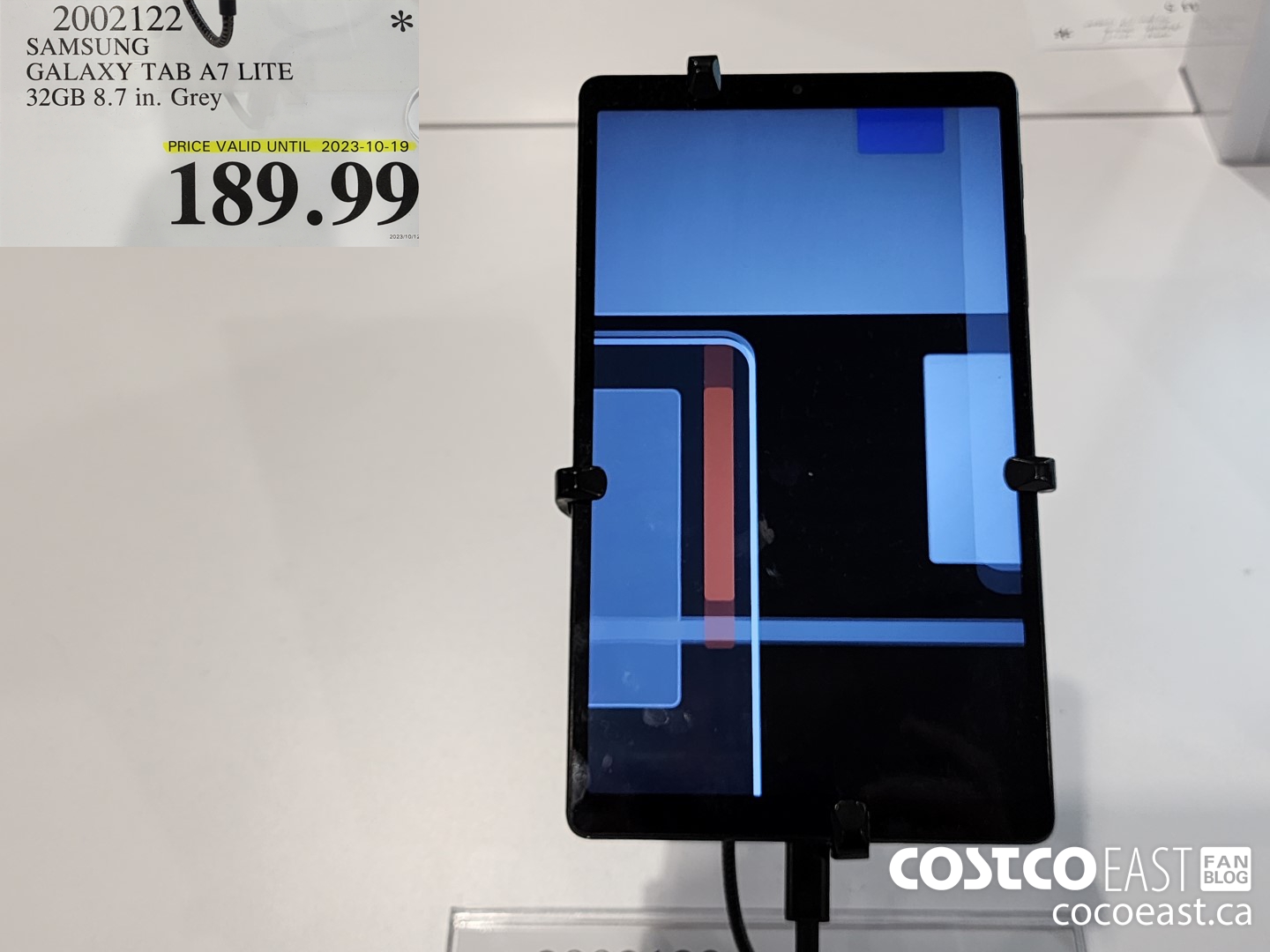 2002122 SAMSUNG GALAXY TAB A7 LITE 32 GB 8.7 IN. GREY $189.99