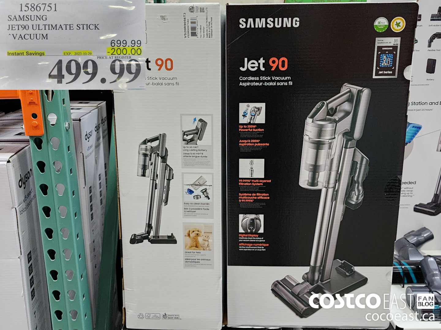 1586751 SAMSUNG JET90 ULTIMATE STICK VACUUM ($200.00 INSTANT SAVINGS EXPIRES ON 2023-10-29) $499.99