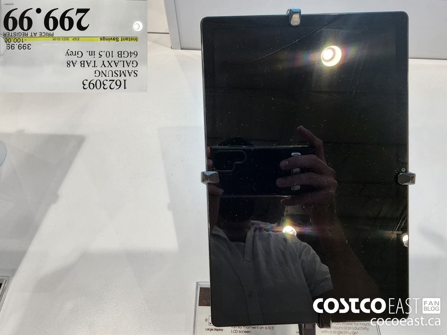 1623093 SAMSUNG TAB A8 64GB 10.5 IN GREY ($100.00 INSTANT SAVINGS EXPIRES ON 2023-10-05) $299.99