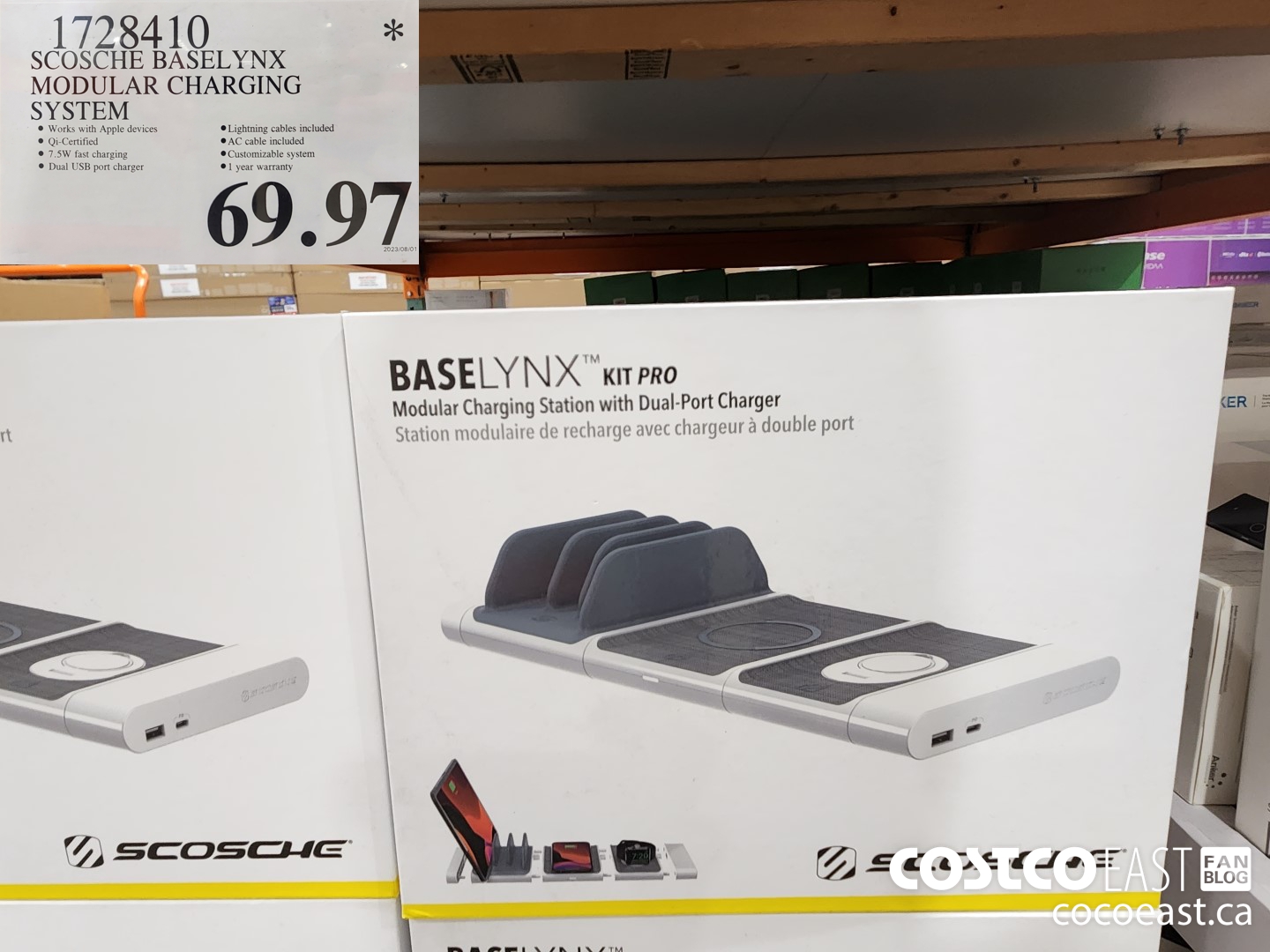 1728410 SCOSCHE BASELYNX MODULAR CHARGING SYSTEM $69.97