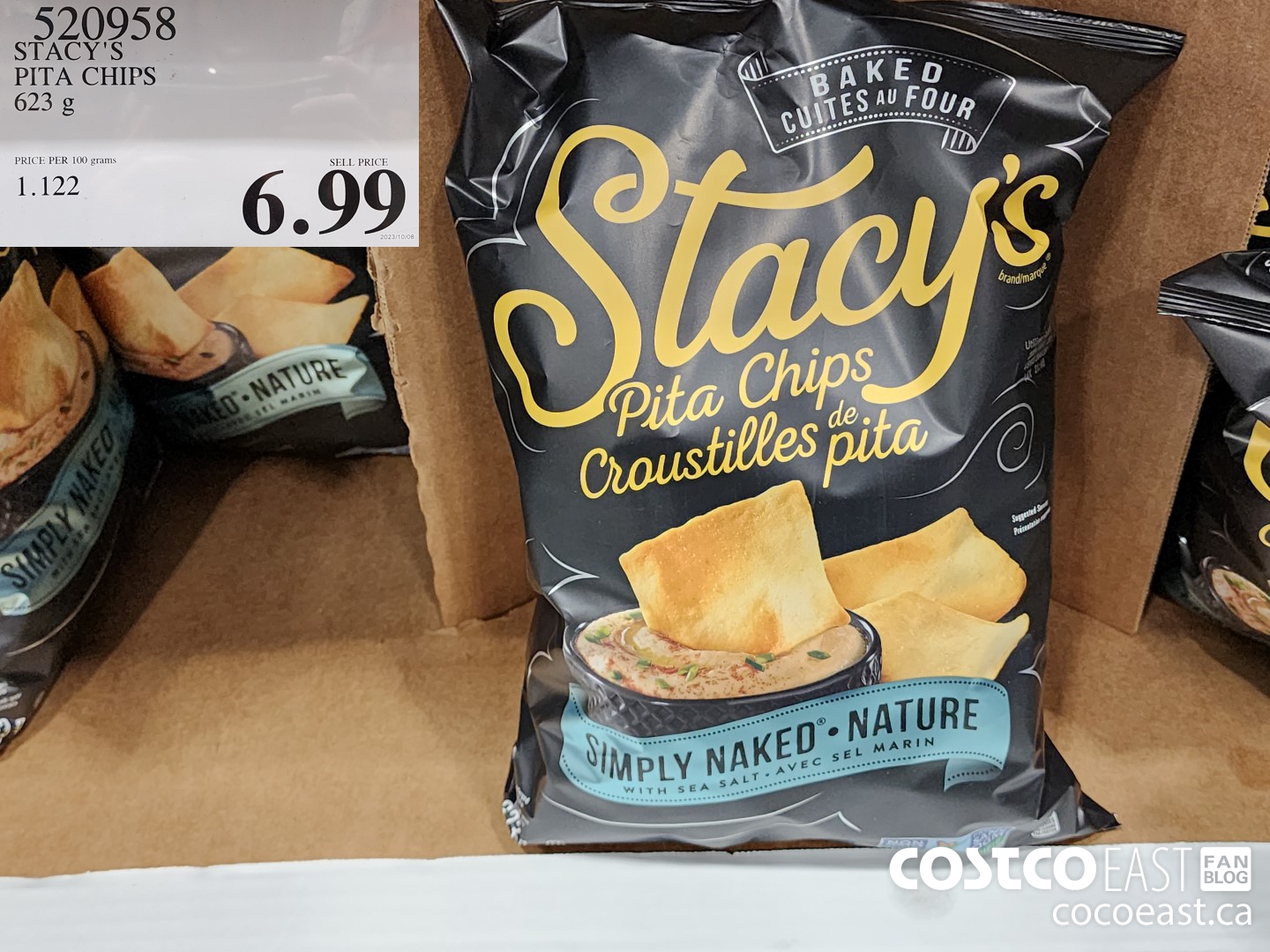 520958 STACY'S PITA CHIPS 623 G $6.99