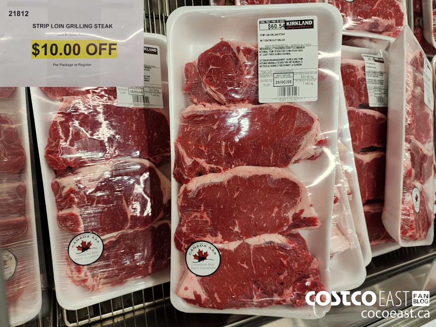 21812 STRIP LOIN GRILLING STEAK ($10.00 INSTANT SAVINGS)