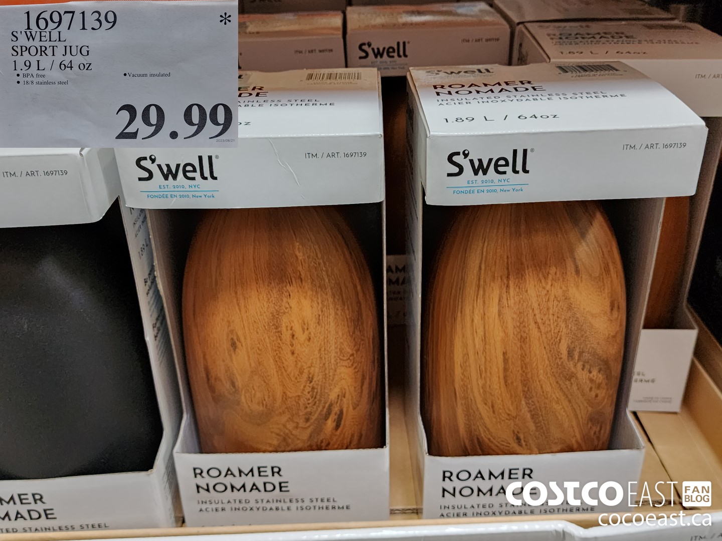 1697139 S'WELL SPORT JUG 1.9 L/ 64 oz $29.99